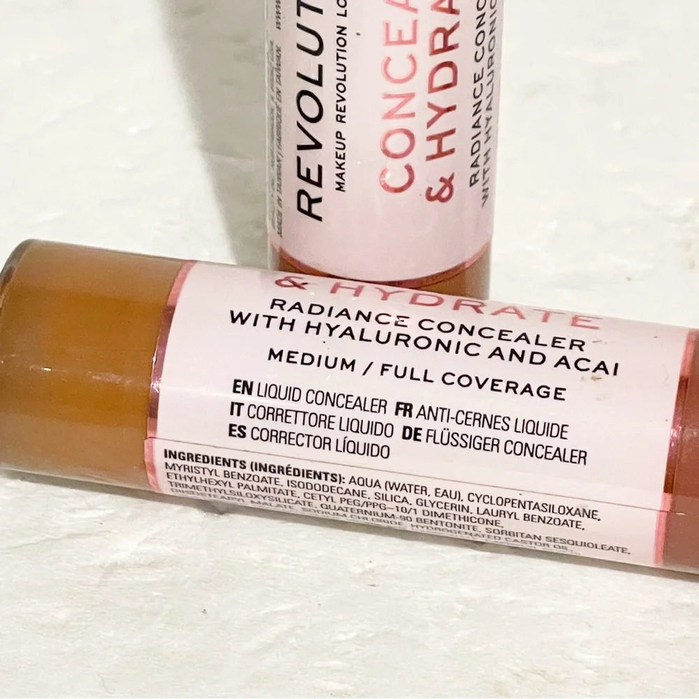 Makeup REVOLUTION‎ C16.5-CONCEAL & HYDRATE Radiance CONCEALER 0.45 oz Beauty